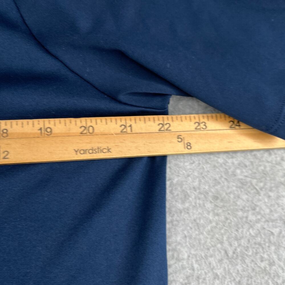 Under Armour Tech T Shirt Navy Blue Performance Stretch Logo Casual Mens Large - Picture 6 of 8